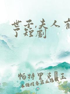 世子,夫人有喜了短剧