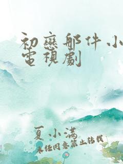 初恋那件小事 电视剧