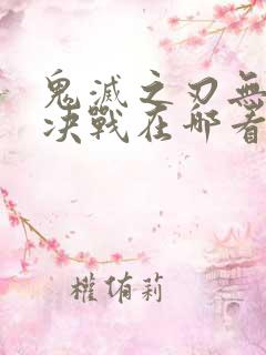 鬼灭之刃无限城决战在哪看