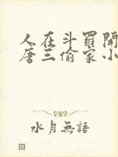 人在斗罗开局被唐三偷家小说