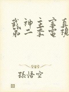 武神主宰真人版第二季电视剧免费观看