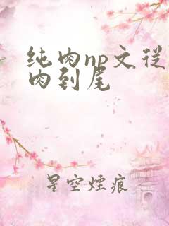 纯肉np文从头肉到尾