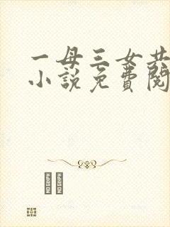 一母三女共一婿小说免费阅读老婆姐