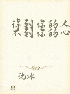 得到你的人却得不到你的心是什么歌