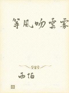 等风吻云雾短剧