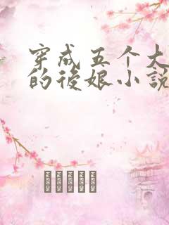 穿成五个大反派的后娘小说