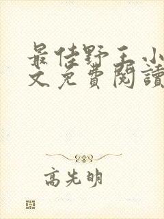 最佳野王小说全文免费阅读无弹窗