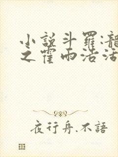 小说斗罗:龙王之霍雨浩活在万年后观看