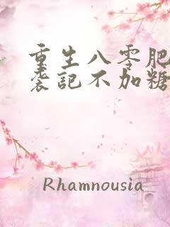 重生八零肥妻逆袭记不加糖的奶咖