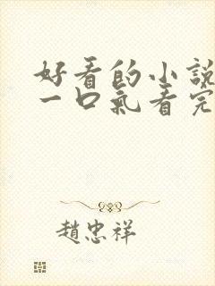 好看的小说推文一口气看完