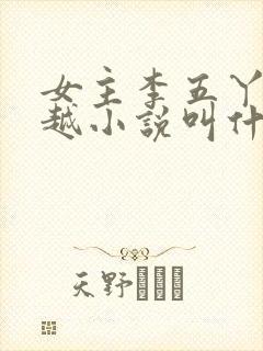 女主李五丫的穿越小说叫什么