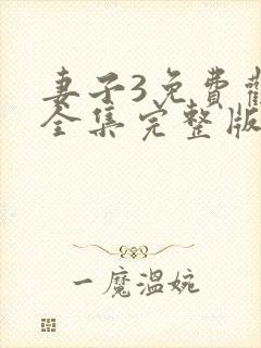 妻子3免费观看全集完整版高清