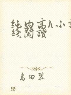 纯肉高h小说在线阅读