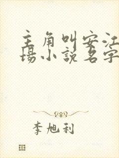 主角叫安江的官场小说名字