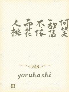 人面不知何处去桃花依旧笑春风含义