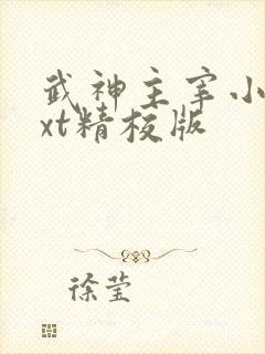 武神主宰小说txt精校版