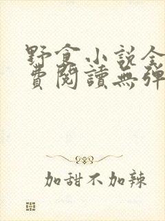 野食小说全文免费阅读无弹窗