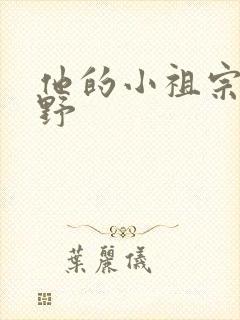 他的小祖宗甜又野