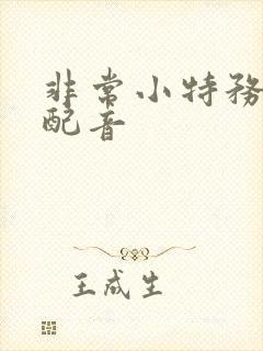 非常小特务中文配音