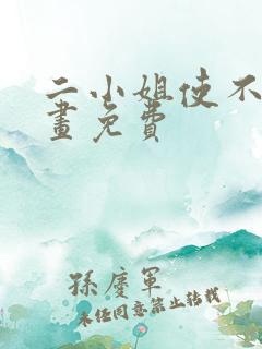 二小姐使不得漫画免费