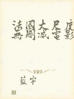 法国大尺度在线无删减电影