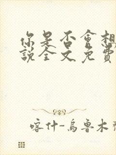 你是否会想起小说全文免费阅读