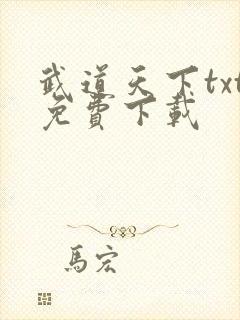 武道天下txt免费下载