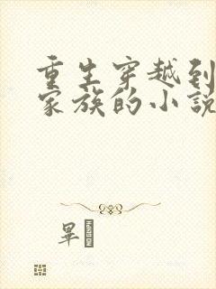 重生穿越到武道家族的小说