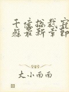 千亿总裁宠妻上瘾最新章节