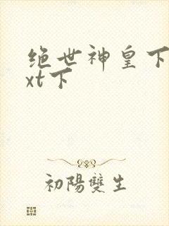 绝世神皇下载txt下