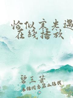 恰似寒光遇骄阳 在线播放