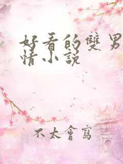 好看的双男主言情小说