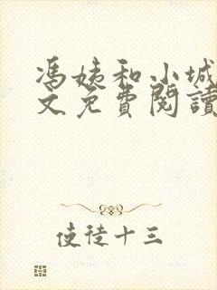 冯姨和小城的全文免费阅读