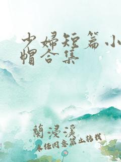 少妇短篇小说绿帽合集