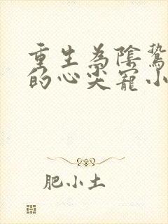 重生为阴鸷太子的心尖宠小说