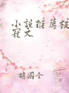 小说推荐校园甜宠文