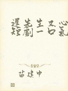 迟先生又心动了短剧一口气看完