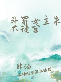 斗罗女主朱竹清不后宫