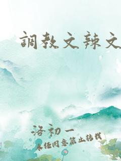 调教文辣文
