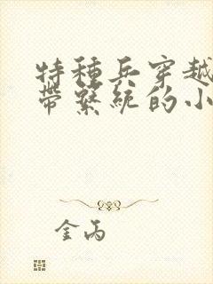 特种兵穿越抗日带系统的小说