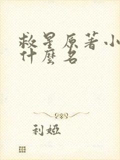 救星原著小说叫什么名