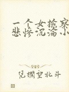 一个女检察官的悲惨沉沦小说