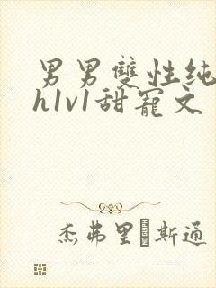 男男双性纯肉高h1v1甜宠文
