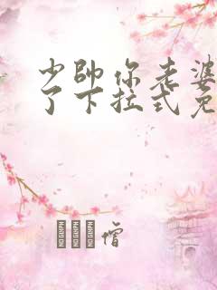 少帅你老婆又跑了下拉式免费