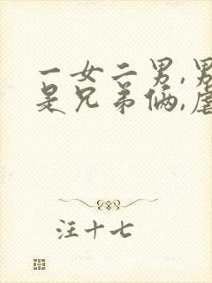 一女二男,男主是兄弟俩,虐身虐心