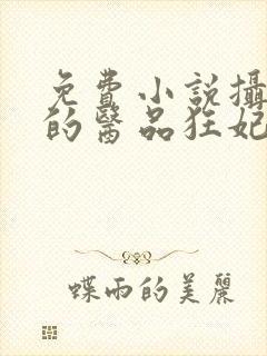 免费小说摄政王的医品狂妃