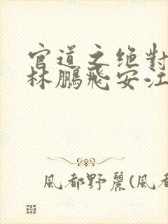 官道之绝对权力林鹏飞安江小说在线听书