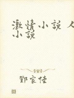 激情小说 人妻小说