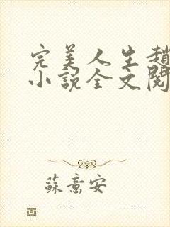 完美人生赵雅玉小说全文阅读