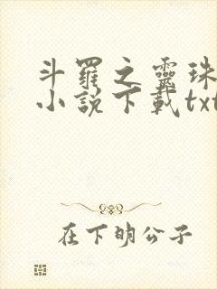 斗罗之灵珠神剑小说下载txt